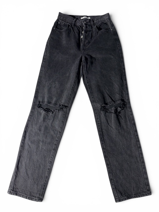 PacSun Denim - PacSun High Rise Distressed Black Mom Jeans Women’s 24
